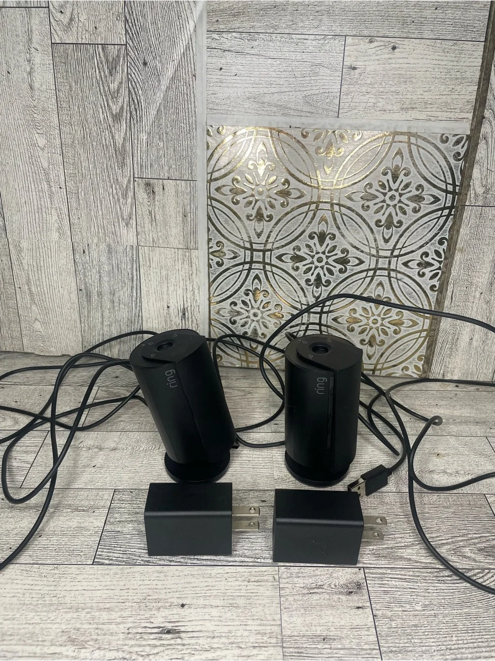 Ring indoor cam(2nd gen)black wired plug in
